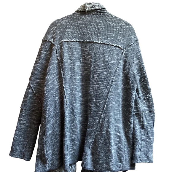 Free People In The Loop Waterfall Cardigan tweed Waterfall Cardigan Size S - Picture 4 of 12